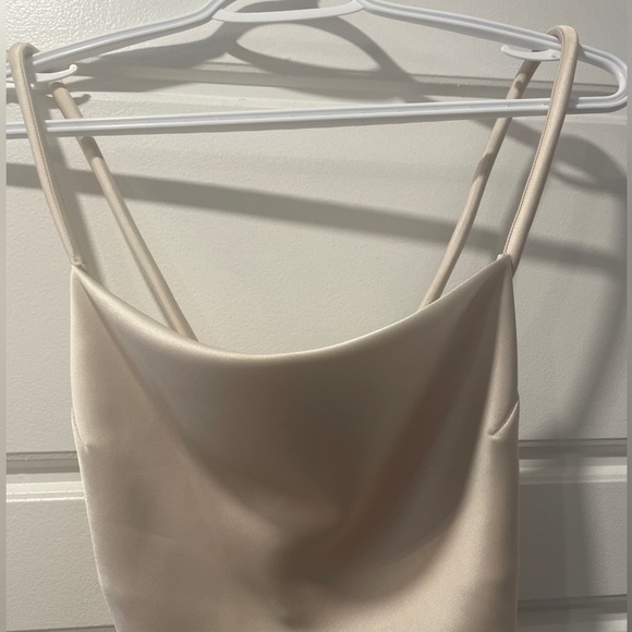 Nanushka malia satin cowl neck mini dress xxs - Picture 5 of 16